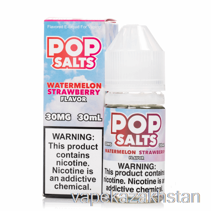 Vape Smoke Watermelon Strawberry - Pop Salts - 30mL 30mg